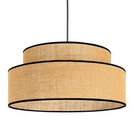 Lámpara colgante BOHO 1xE27/60W/230V beige