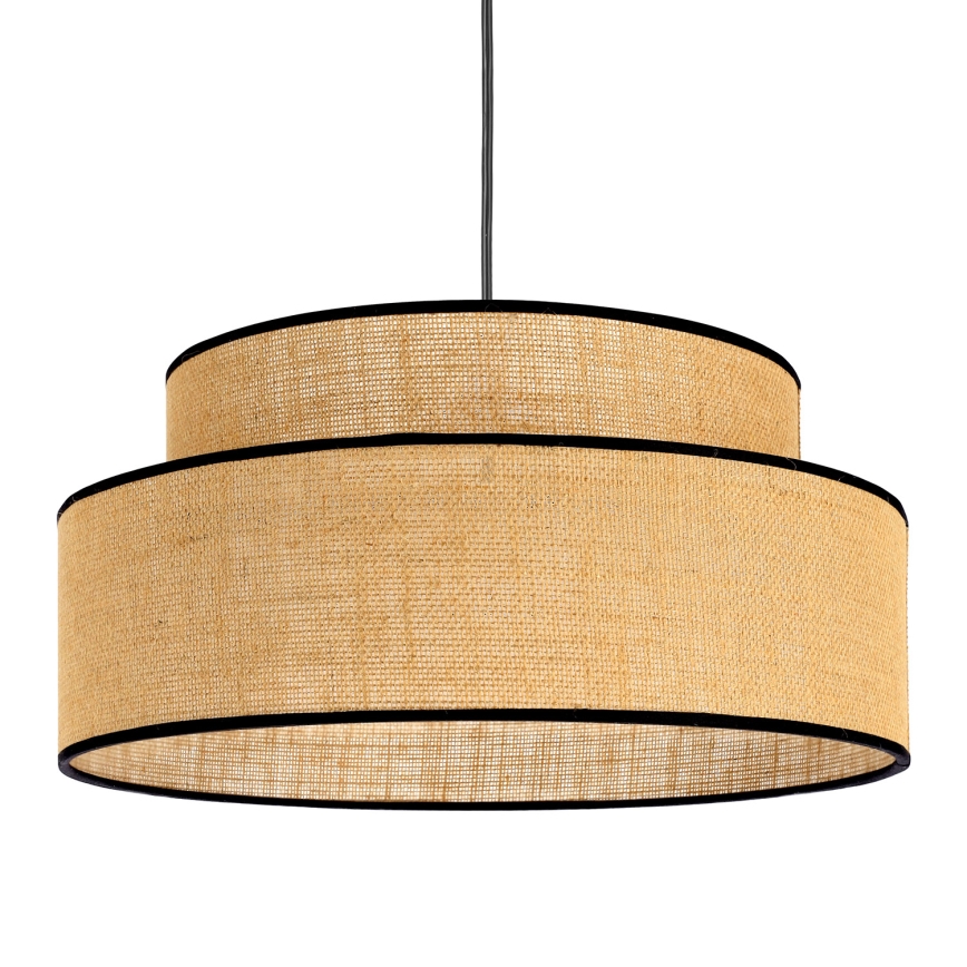 Lámpara colgante BOHO 1xE27/60W/230V beige