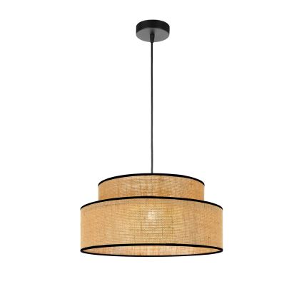 Lámpara colgante BOHO 1xE27/60W/230V beige