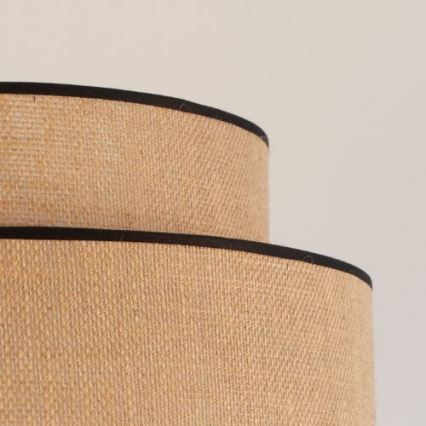Lámpara colgante BOHO 1xE27/60W/230V beige