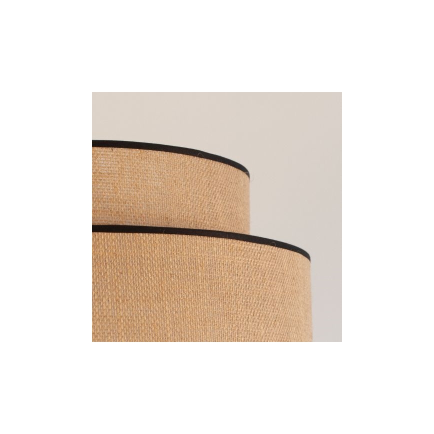 Lámpara colgante BOHO 1xE27/60W/230V beige