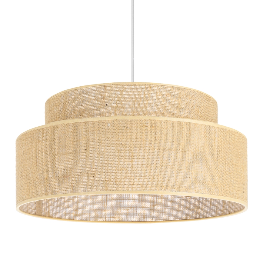 Lámpara colgante BOHO 1xE27/60W/230V beige