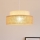 Lámpara colgante BOHO 1xE27/60W/230V color crema/beige