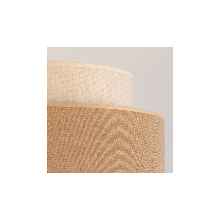 Lámpara colgante BOHO 1xE27/60W/230V color crema/beige