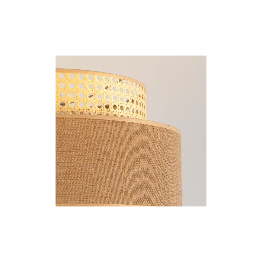 Lámpara colgante BOHO 1xE27/60W/230V ratán
