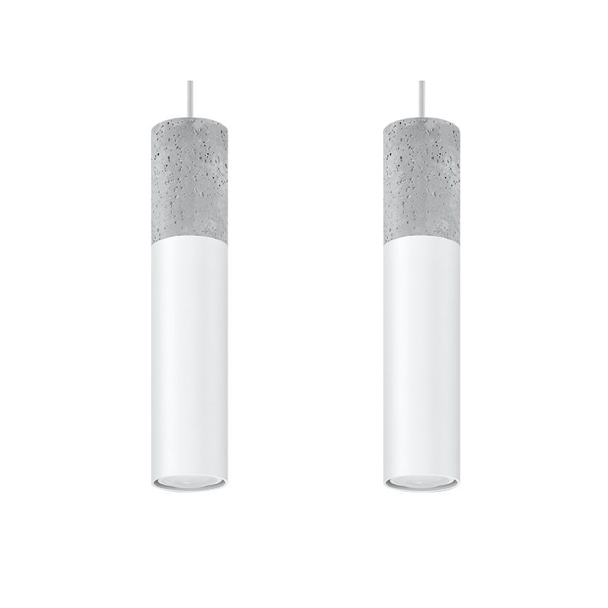 Lámpara colgante BORGIO 2xGU10/40W/230V