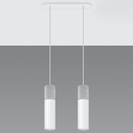 Lámpara colgante BORGIO 2xGU10/40W/230V