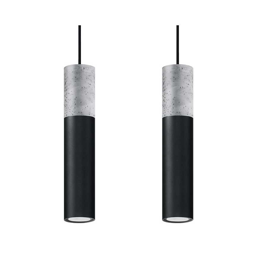 Lámpara colgante BORGIO 2xGU10/40W/230V