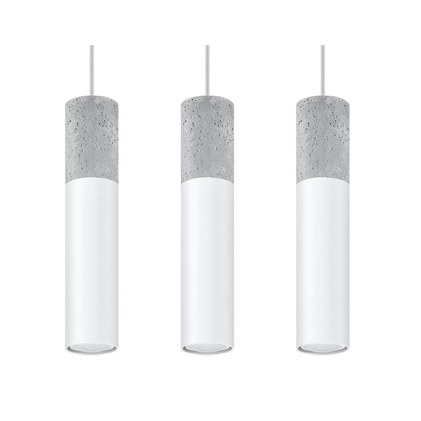 Lámpara colgante BORGIO 3xGU10/40W/230V