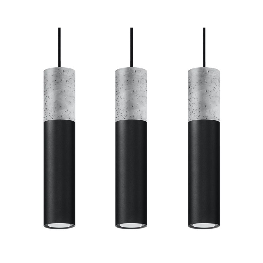 Lámpara colgante BORGIO 3xGU10/40W/230V