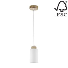 Lámpara colgante BOSCO 1xE27/60W/230V - Certificado FSC
