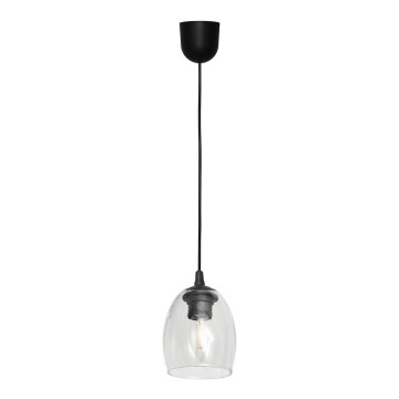 Lámpara colgante BRILLANT 1xE27/15W/230V transparente