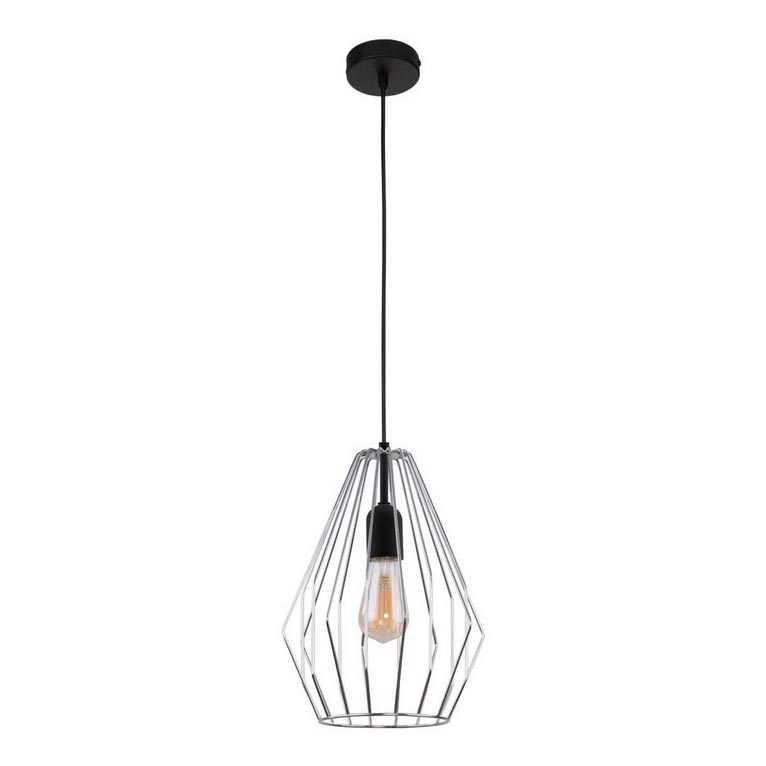 Lámpara colgante BRYLANT 1xE27/60W/230V cromo brillante