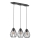 Lámpara colgante BRYLANT BLACK 3xE27/60W/230V