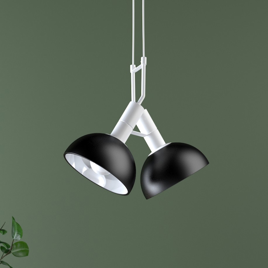 Lámpara colgante BUFFI 2xE27/60W/230V