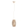 Lámpara colgante BURI 1xE27/15W/230V beige