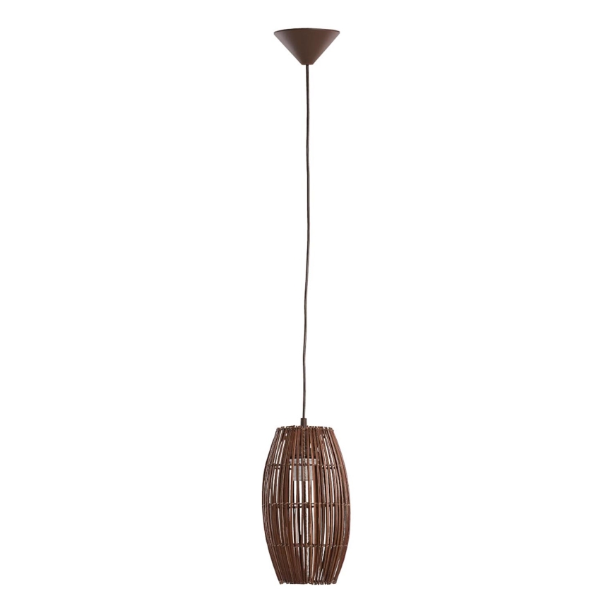 Lámpara colgante BURI 1xE27/15W/230V marrón