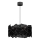 Lámpara colgante CAMO 3xE27/15W/230V negro