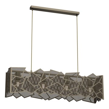 Lámpara colgante CAMO 4xE27/15W/230V dorado