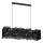 Lámpara colgante CAMO 4xE27/15W/230V negro