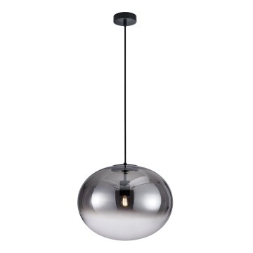 Lámpara colgante CAMPANIA 1xE27/60W/230V negro