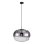 Lámpara colgante CAMPANIA 1xE27/60W/230V negro