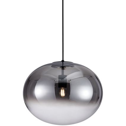 Lámpara colgante CAMPANIA 1xE27/60W/230V negro