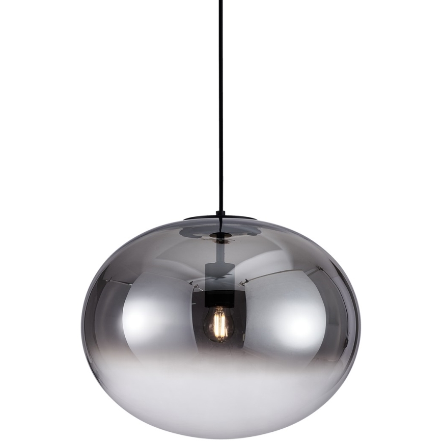 Lámpara colgante CAMPANIA 1xE27/60W/230V negro