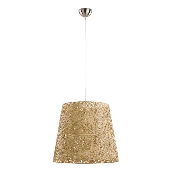 Lámpara colgante CANNUCIA 1xE27/15W/230V beige