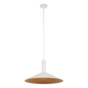 Lámpara colgante CAPRI 1xE27/15W/230V diá. 50 cm blanco/cobre