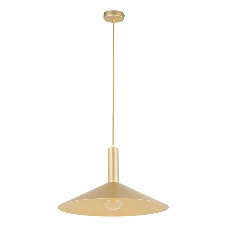 Lámpara colgante CAPRI 1xE27/15W/230V diá. 50 cm dorado