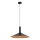 Lámpara colgante CAPRI 1xE27/15W/230V diá. 50 cm negro/cobre
