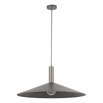 Lámpara colgante CAPRI 1xE27/15W/230V diá. 70 cm antracita/gris