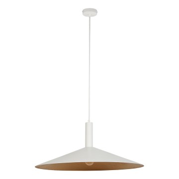 Lámpara colgante CAPRI 1xE27/15W/230V diá. 70 cm blanco/cobre