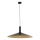 Lámpara colgante CAPRI 1xE27/15W/230V diá. 70 cm negro/dorado