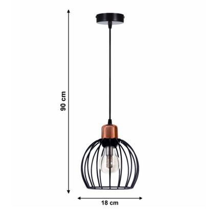 Lámpara colgante CELTA 1xE27/40W/230V