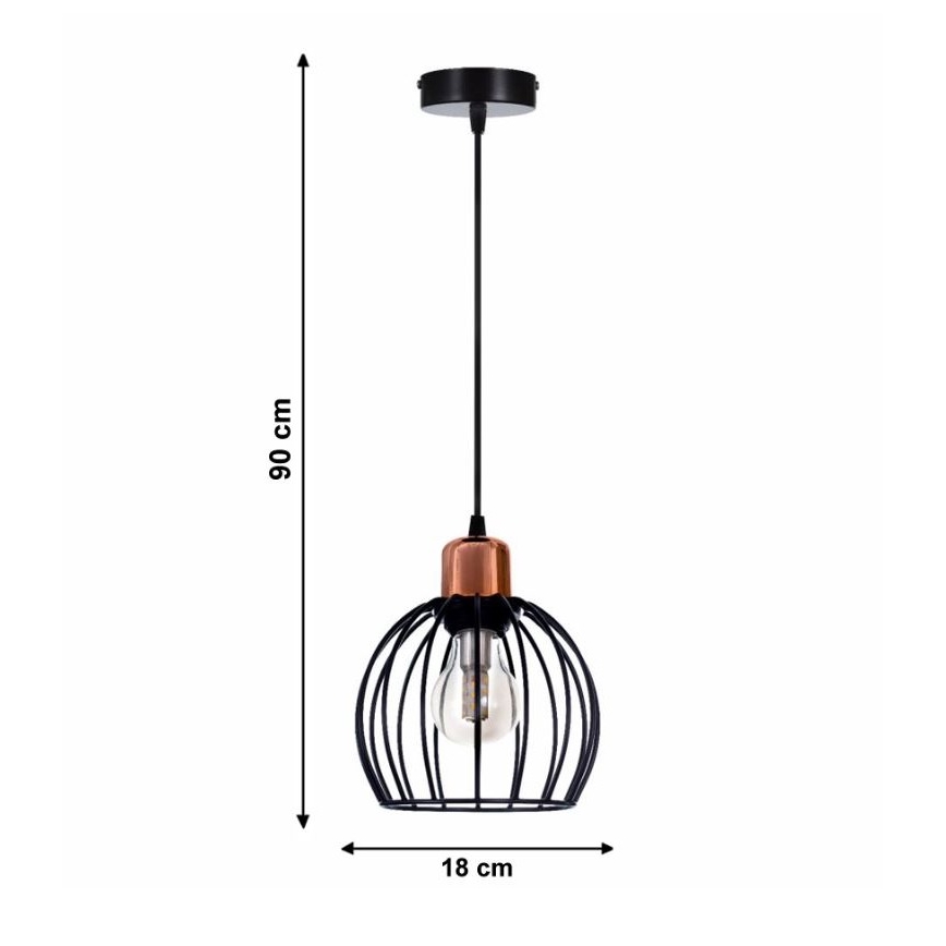 Lámpara colgante CELTA 1xE27/40W/230V