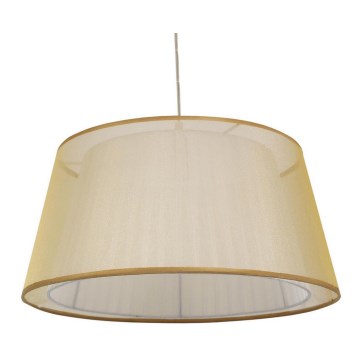 Lámpara colgante CHARLIE 1xE27/60W/230V beige