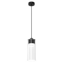 Lámpara colgante CLARISSA 1xGX53/12W/230V negro