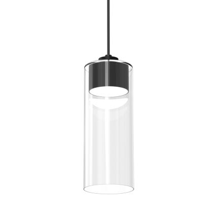 Lámpara colgante CLARISSA 1xGX53/12W/230V negro