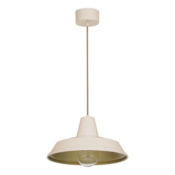 Lámpara colgante CLASS 1xE27/15W/230V beige