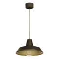 Lámpara colgante CLASS 1xE27/15W/230V latón