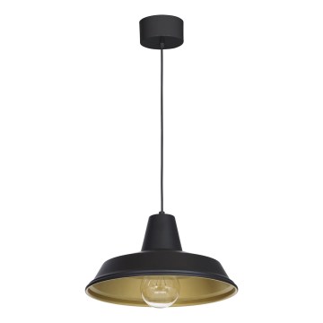Lámpara colgante CLASS 1xE27/15W/230V negro
