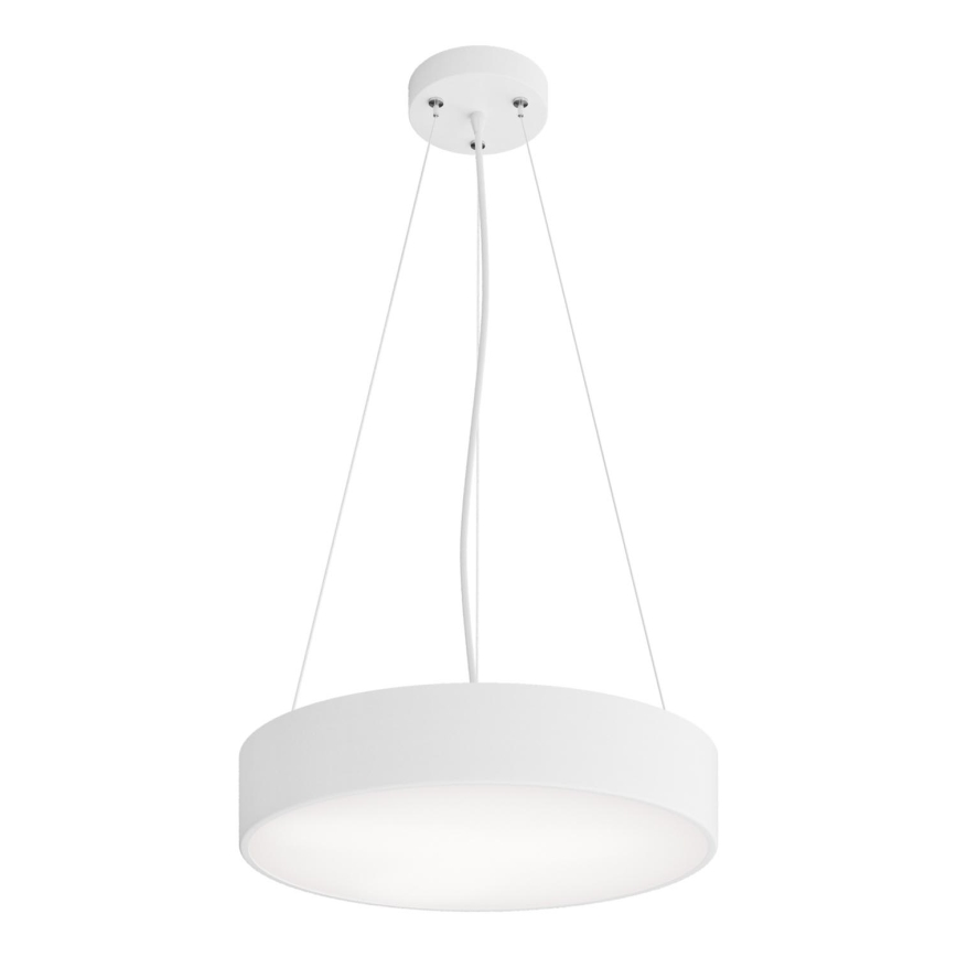 Lámpara colgante CLEO 3xE27/24W/230V diá. 40 cm blanco