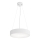 Lámpara colgante CLEO 3xE27/24W/230V diá. 40 cm blanco