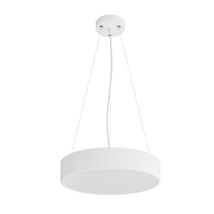 Lámpara colgante CLEO 3xE27/24W/230V diá. 40 cm blanco