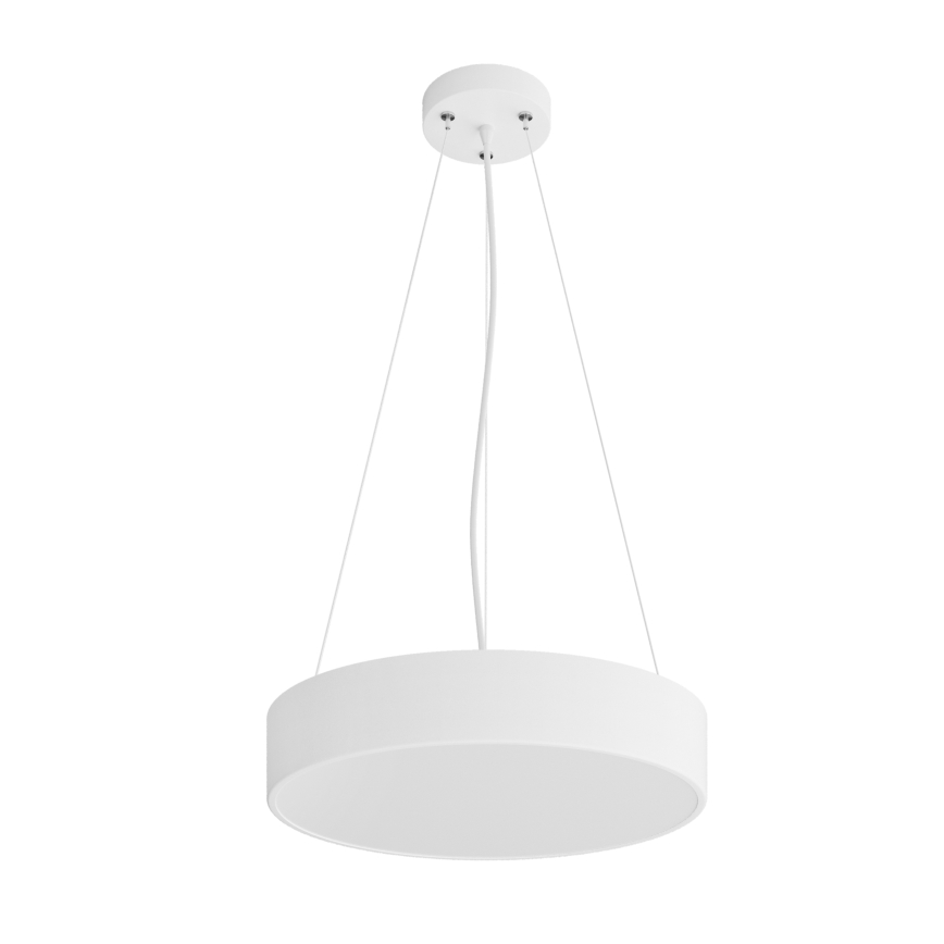 Lámpara colgante CLEO 3xE27/24W/230V diá. 40 cm blanco