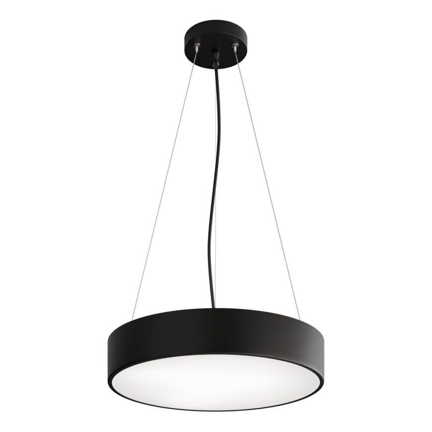 Lámpara colgante CLEO 3xE27/24W/230V diá. 40 cm negro