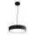 Lámpara colgante CLEO 3xE27/24W/230V diá. 40 cm negro