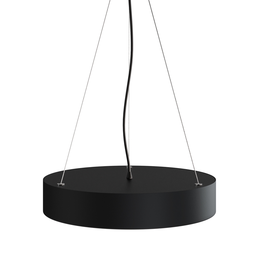 Lámpara colgante CLEO 3xE27/24W/230V diá. 40 cm negro